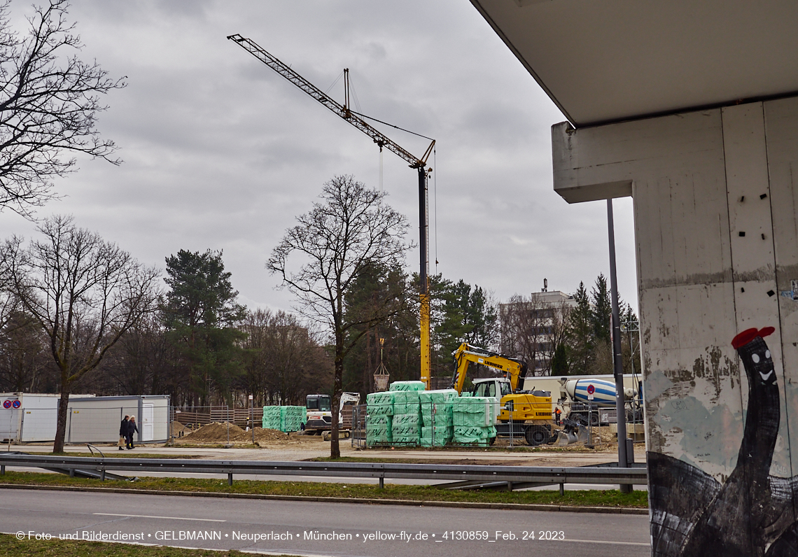 24.02.2023 -  Baustelle Haus für Kinder in Neupelach Quiddestraße 3